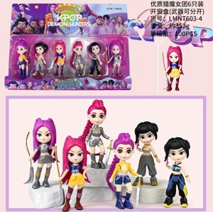Demon Hunting Girl Squad Figure Premium Version 4-inch Girl Squad Carded 6 Types [Weapons Can Be Separate]