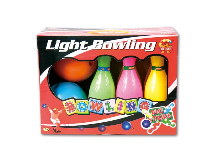 9-inch solid color glow bowling ball