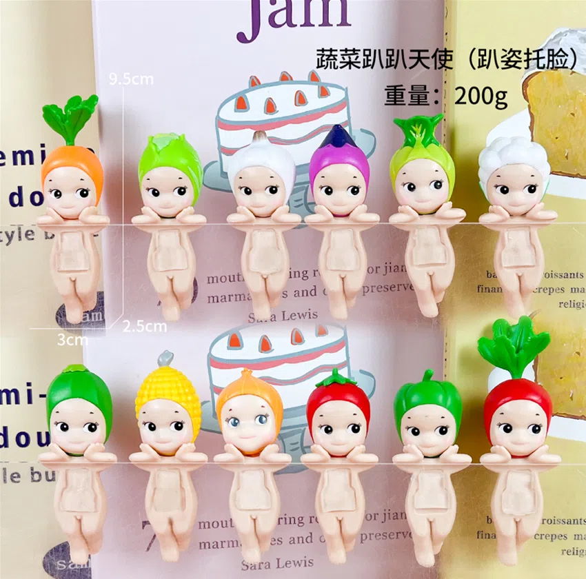 12 models of angel vegetable face support series