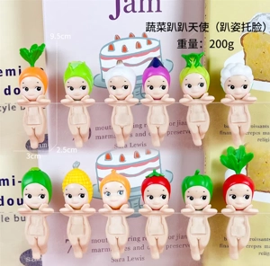 12 models of angel vegetable face support series