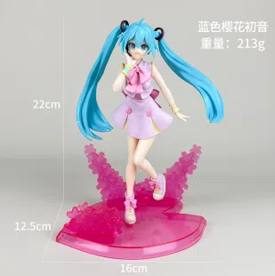 Blue Sakura Hatsune Miku Figurine