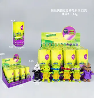 Papi Angel Teenage Mutant Ninja Turtles Figurine Series 12 Pieces