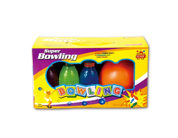 7-inch transparent bowling ball