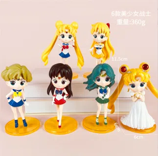 Shojo Figures Chibi Sitting Shojo 6 Versions