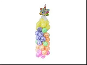 Net bag 50 pieces 7CM dual-color amusement ball
