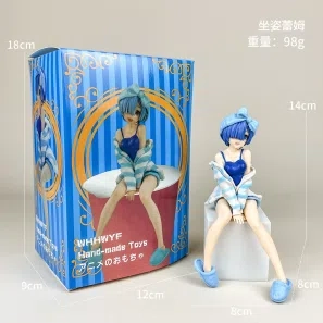 Pink Striped Pajama Ram Figurine