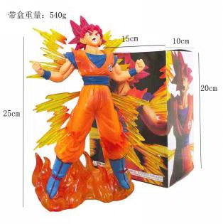 Dragon Ball Super Saiyan God Red-Haired Goku figure