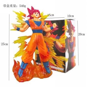 Dragon Ball Super Saiyan God Red-Haired Goku figure