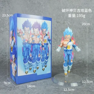 Dragon Ball God of Destruction Vegeta Figure Blue Hair