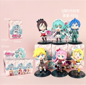 Hatsune Miku Figure 5th Generation Hatsune 6 Pieces