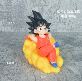 Dragon Ball Nimbus Goku Figure Red Outfit