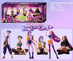 Demon Hunting Girl Squad Figure Adult Version Sitting and Standing Window Box 6 Types