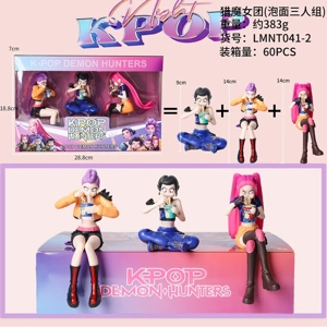 Demon Hunting Girl Squad Figure Instant Noodle Trio