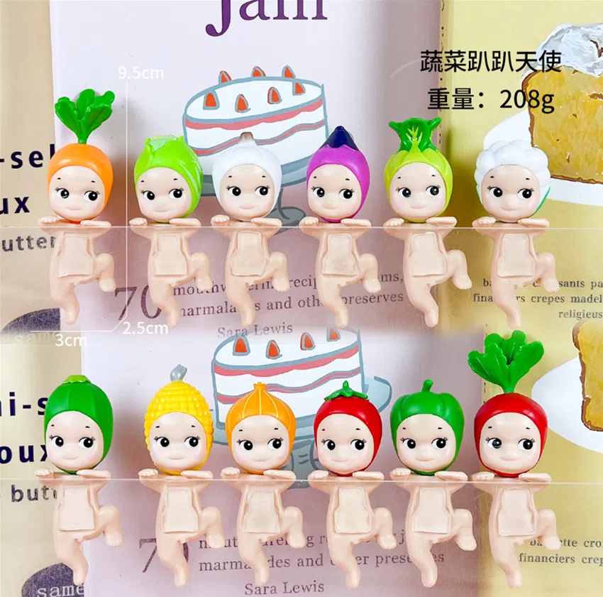 12 models of angel vegetable foot lifting series figures