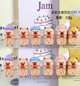 Papai Angel Capybara Series Figurine B Type 12 Types