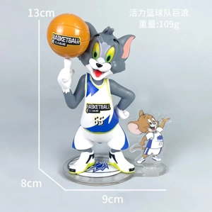Tom and Jerry Figurines Energetic Basketball Team Giant Wave