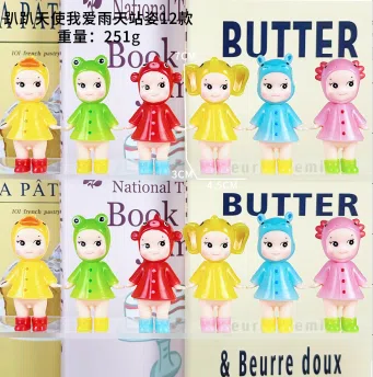 Papang Angel Standing \'I Love Rainy Days\' Series Figurines 12 Pieces