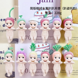 Party Angel Simplified Fruit Face Support Series 12 Figures [Flocked Edition]