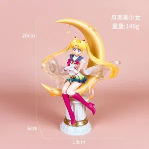 Beautiful Girl Figurine, Moon Beautiful Girl