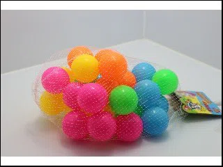 Net bag 6.5CM amusement ball 30 pack