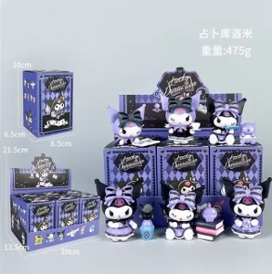 Sanrio lucky fortune telling Kuromi figure set of 6 pieces