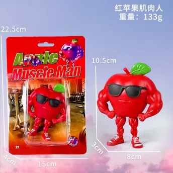 Shan Hai Jing Figurine Red Apple Muscle Person