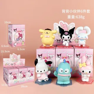 Sanrio Backpack Friends Figures 6 Types