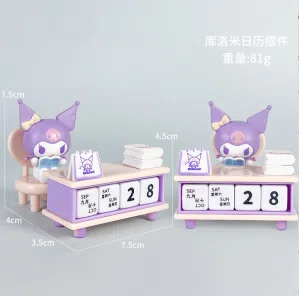 Sanrio Kuromi Calendar Ornament Figure