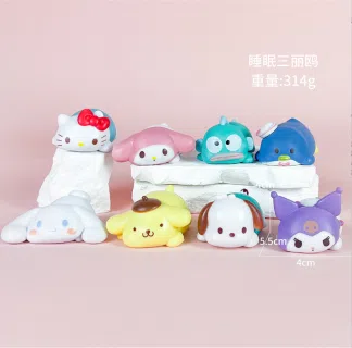 Sanrio Figurine Sleeping Sanrio 6 Pieces
