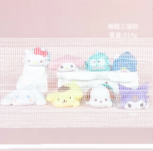 Sanrio Figurine Sleeping Sanrio 6 Pieces