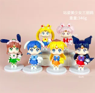 Sanrio Standing Pose Beautiful Girl Figures 6 Versions