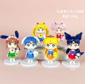 Sanrio Standing Pose Beautiful Girl Figures 6 Versions