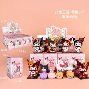 Sanrio Poker Kingdom Kuromi 4 Cute Little Car Figures