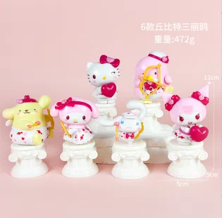 Sanrio Figurine Cupid Sanrio 6 Pieces