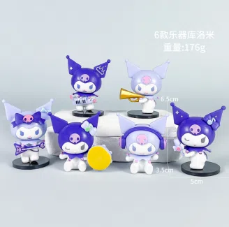 Sanrio Figure Musical Instrument Kuromi 6 Versions