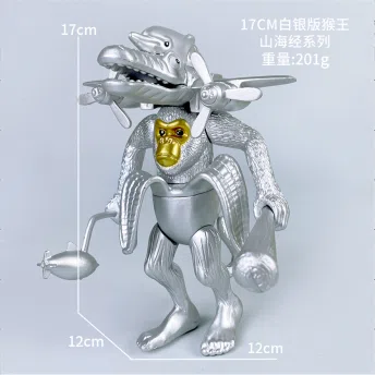 The Mountains and Seas Classics, wooden sticks, figures, airplanes, monkeys, combined versions, silver editions