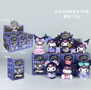 Sanrio birthday party Kuromi figure set of 6 pieces