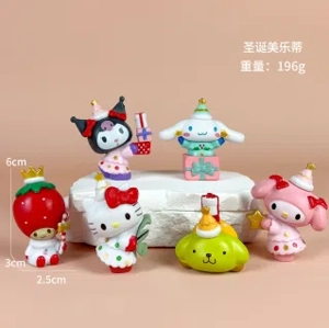 Sanrio Christmas My Melody Figures 6 Versions