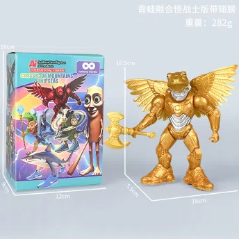 The mountain and sea scripture frog fusion monster warrior version with wings