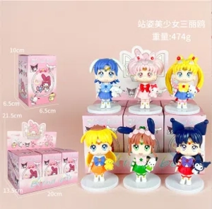 Sanrio Standing Pose Beautiful Girl Figures 6 Versions