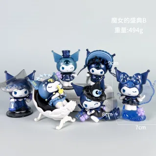 Sanrio figure witch\'s grand ceremony series 6-piece set B