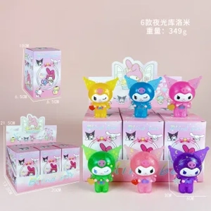 Sanrio Figurine Night Glow Kuromi 6 types