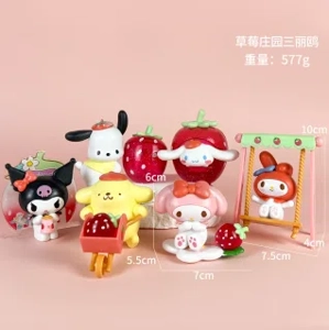 Sanrio Figure Strawberry Manor 6 Versions