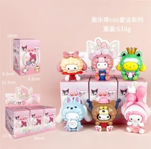 Sanrio Figurine My Melody Cosplay Fairy Tale Series 6 Pieces