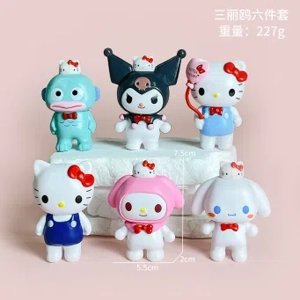 Sanrio Figure Standing Pose Sanrio 6 Versions