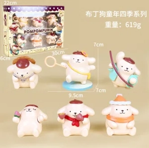 Sanrio Figure Pudding Dog Childhood Seasons 6 Versions