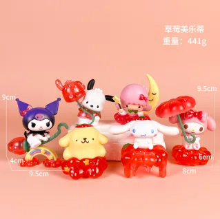 Sanrio Figurine Strawberry Paradise My Melody 6 types