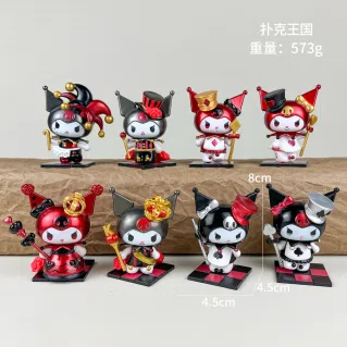 Sanrio Poker Kingdom Kuromi Figures 8 Types