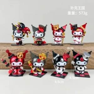 Sanrio Poker Kingdom Kuromi Figures 8 Types