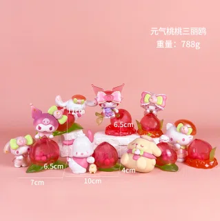 Sanrio Figurine Energetic Peach Peach 8 types